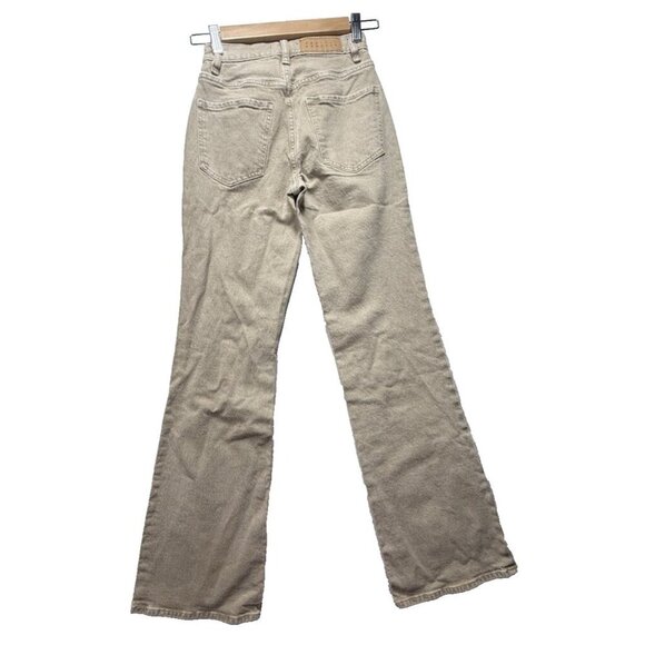 Pacsun Jeans Women's High Rise Bootcut Stretch Light Wash Denim Beige Sz 22 - Picture 2 of 11